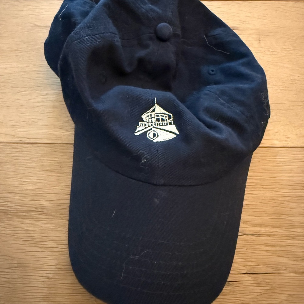 Navy Blue Cap with Embroidered Logo